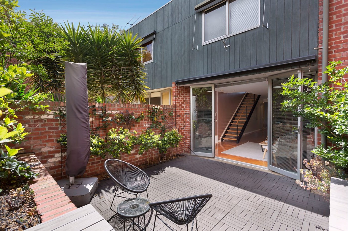 The Newmarket House townhouses in Flemington, designed and built by Silverfox